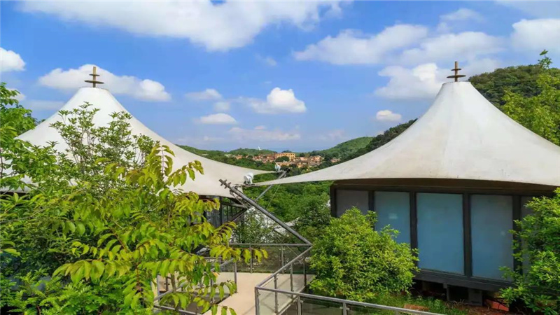 紅河旅游之可邑帳篷度假酒店,睡進可邑的森林里，與星空共眠！